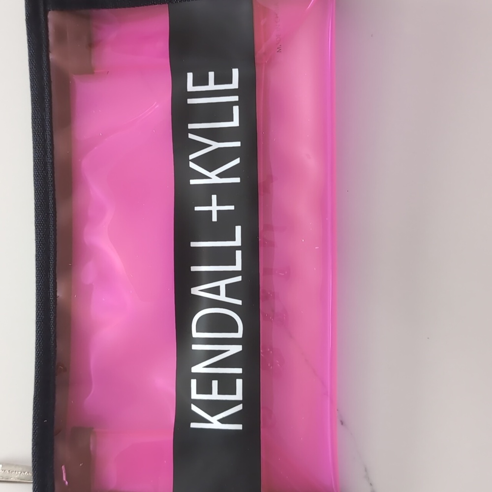 Kendall & Kylie clear makeup bag